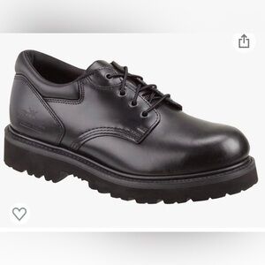 NEW mens Thorogood Leather Academy Oxford Safety Toe shoes size 10 M